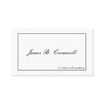 Gentleman's Victorian Calling Cards