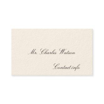 Gentleman's Victorian Calling Cards