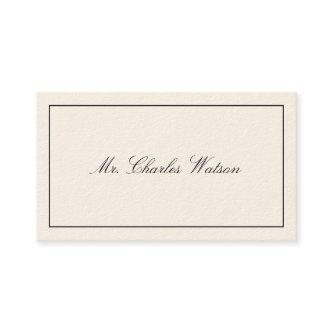 Gentleman's Victorian Calling Cards