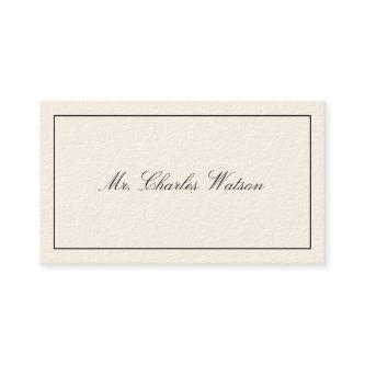 Gentleman's Victorian Calling Cards