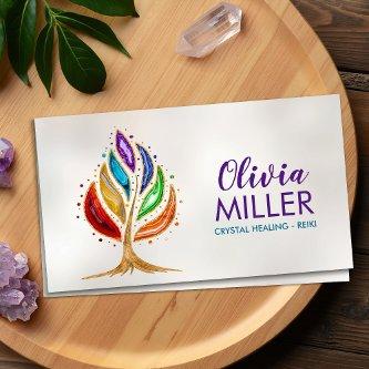 Geode Crystals Chakras Tree