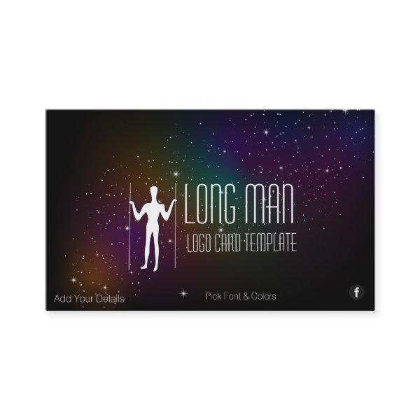 Geoglyph Symbol - Long Man Simple Space Logo