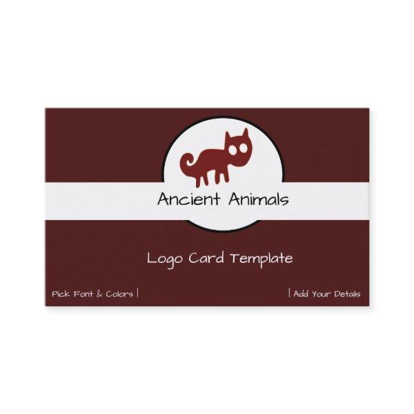Geoglyphs Peru Red Fox Cat Logo