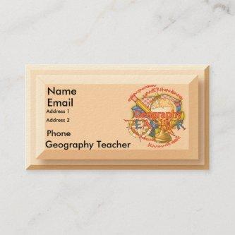 Geography Teacher Motto custom name