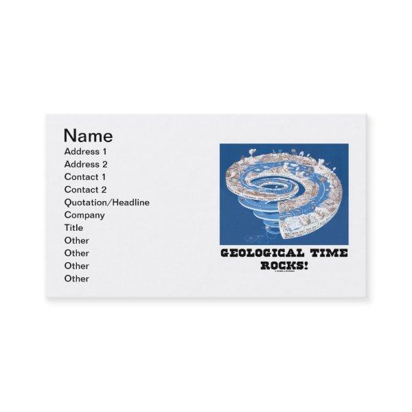 Geological Time Rocks! (Geological Age Spiral)
