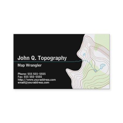 Geologist, Cartographer Topographic Map Personal