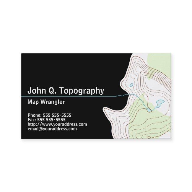 Geologist, Cartographer Topographic Map Personal