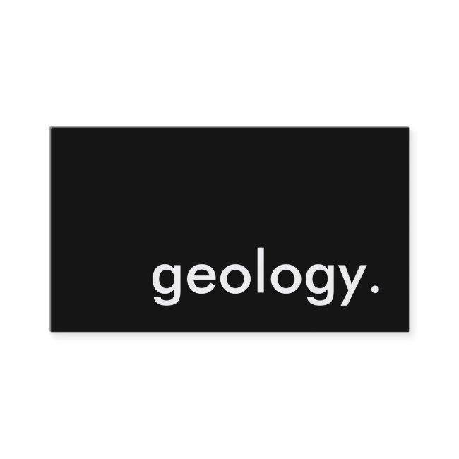 geology.