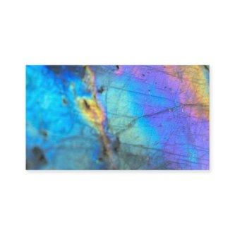 Geology Labradorite Stone Colorful Crystal Pattern