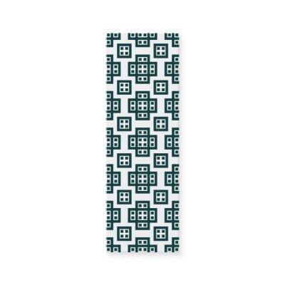 Geometric 030614 - Dark Moss Green on White Mini