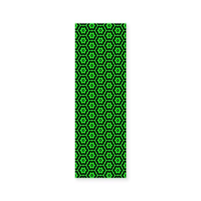 Geometric 280514 (03) - Black on Green Mini