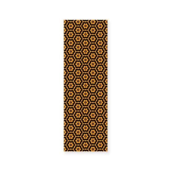 Geometric 280514 (03) - Black on Orange Mini