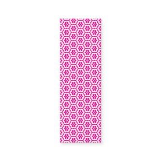 Geometric 280514 (03) - White on Deep Hot Pink Mini