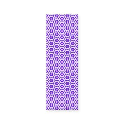 Geometric 280514 (03) - White on Purple Mini