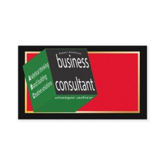 Geometric Business Consultant Amazing Black Cube