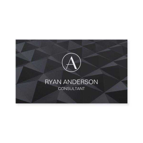 Geometric Corporate Chic Plain and Monogram