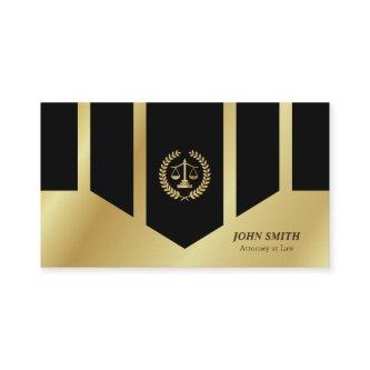 Geometric Faux Gold Libra Laurel Classic Lawyer