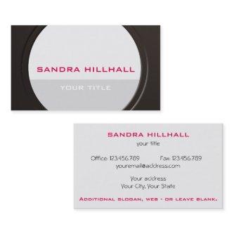 Geometric Modern Metallic any Text and Color