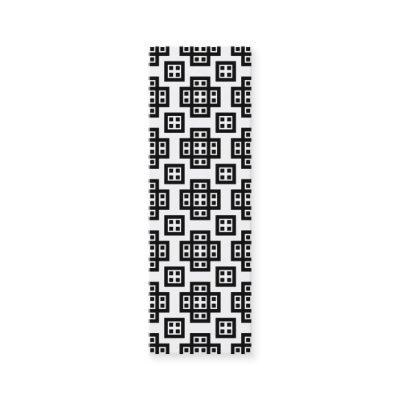 Geometric Pattern 030614 - Black on (Eggshell) Mini