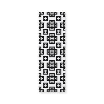 Geometric Pattern 030614 - Black on (Eggshell) Mini