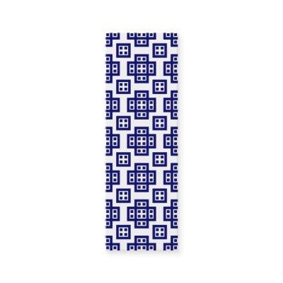 Geometric Pattern 030614 - Deep Navy on White Mini