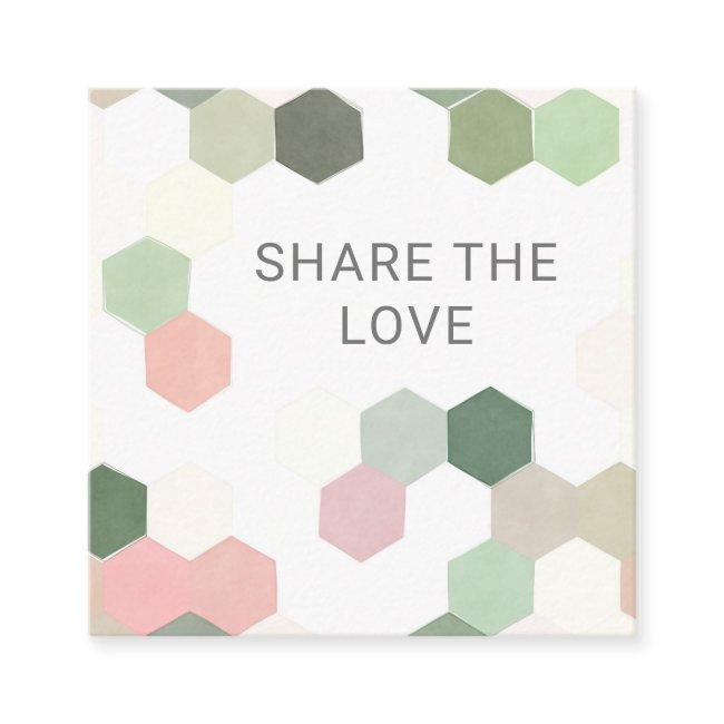 geometric pattern pastel modern Loyalty Card