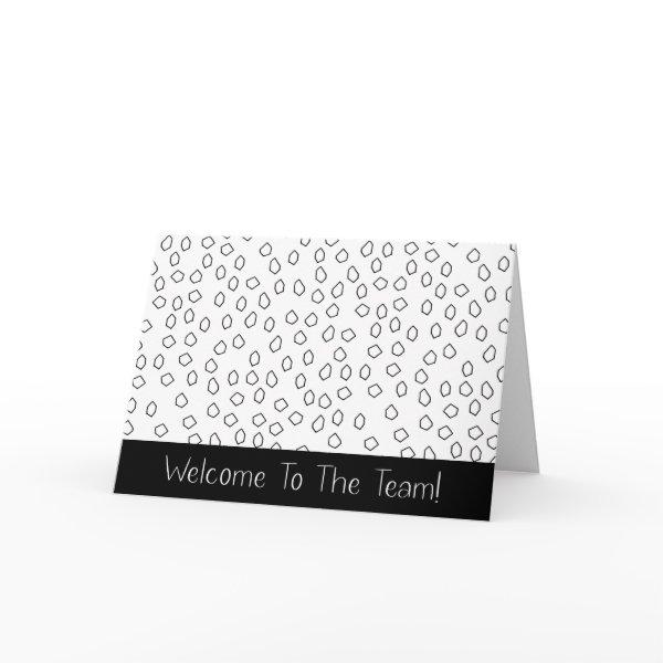 Geometric Welcome to the Team New Employee Card