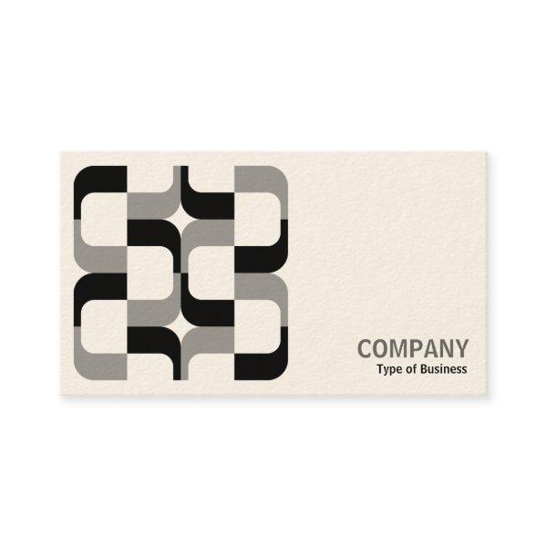 Geometropolis - 020614 - Black and Gray (Cream)