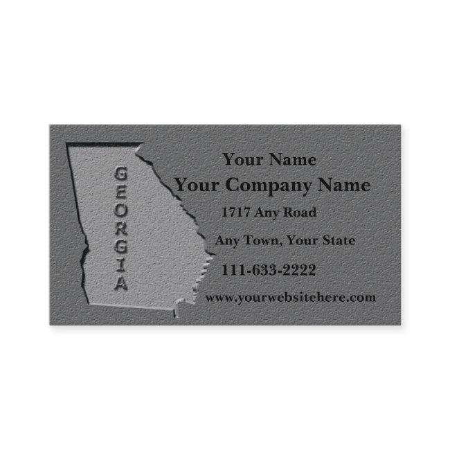 Georgia State carved stone look