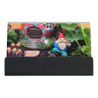 Geranium Gnome 01 Desk  Holder