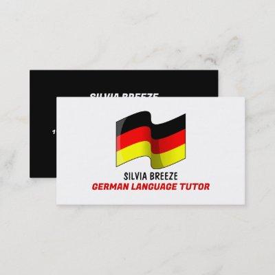 German Flag Design, German Language Tutor, Teacher