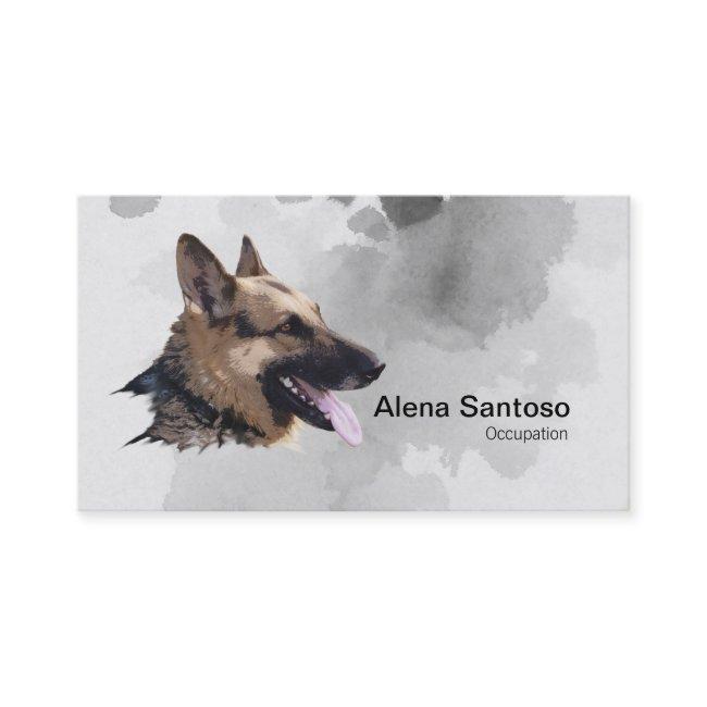 German Shepherd Painting