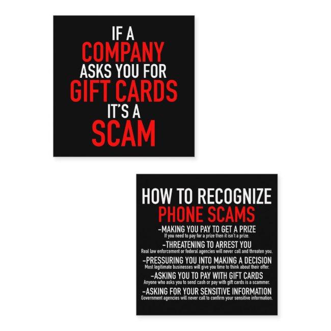 Gift Card Scam - Scam Prevention