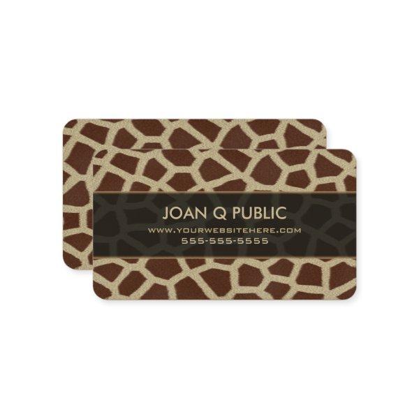 Giraffe Print Pattern