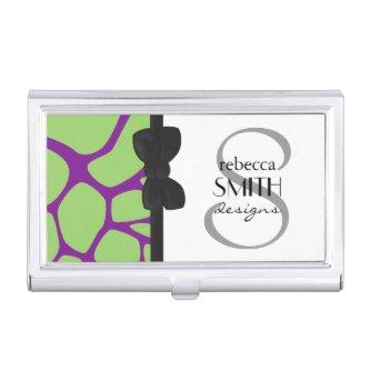 Giraffe Print, Purple Giraffe, Animal Print  Case