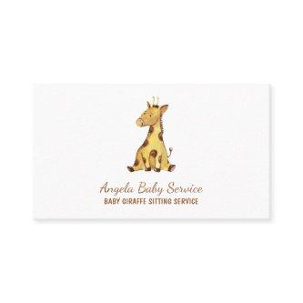 Giraffe Wild Animal baby sitting