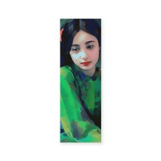 Girl in Green Dress Mini
