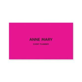 Girly Modern QR Code Calligraphy Hot Pink Trendy