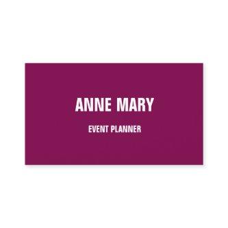 Girly Pink Wine Red Colorful Event Planner Cool