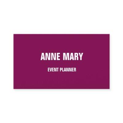 Girly Pink Wine Red Colorful Event Planner Cool