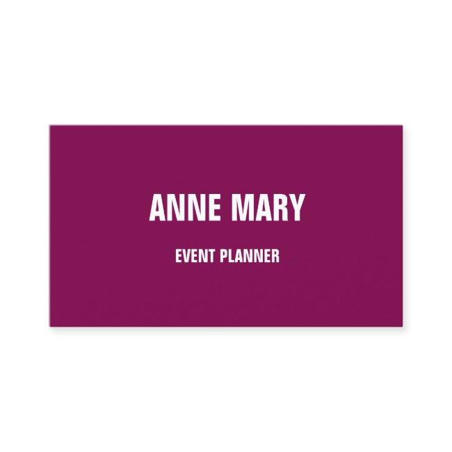 Girly Pink Wine Red Colorful Event Planner Cool