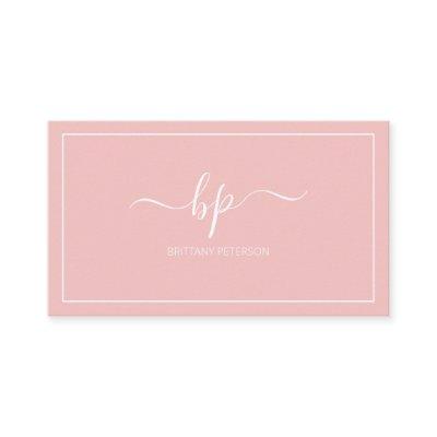 Girly Trendy Blush Pink Professional