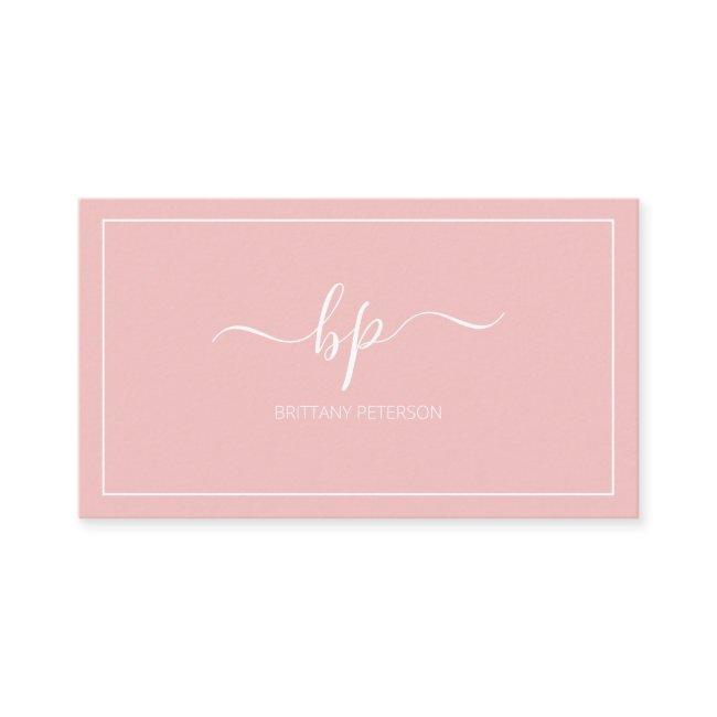 Girly Trendy Blush Pink Professional