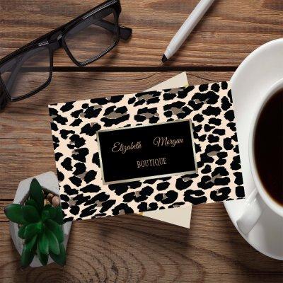 Girly Trendy Modern  Elegant,Leopard Print, Frame