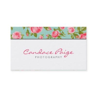 Girly Vintage Roses Floral Print