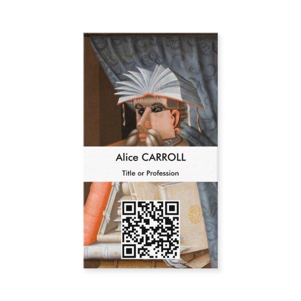 Giuseppe Arcimboldo - The Librarian - QR Code