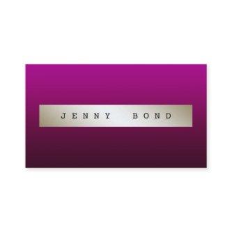Glam Chic Purple Plum Ombre Ivory Vip