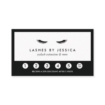 Glam Eyelashes Classic Black and White Loyalty