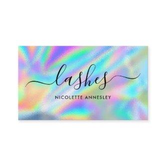 Glam Faux Holographic Rainbow Foil Lash Technician