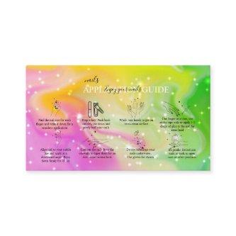 Glam Iridescent Sparkle Nails Application Guide